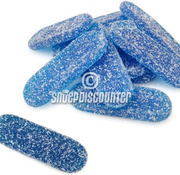 Matthijs snoep Zure Blauwe Tongen VEGGIE -zak 800 gram