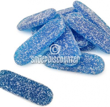 Matthijs snoep Zure Blauwe Tongen VEGGIE -zak 800 gram