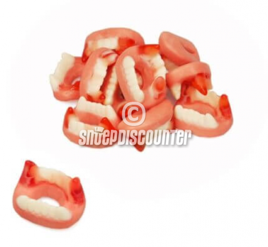Halloween Dracula Tanden Gebitjes - 1 kilo