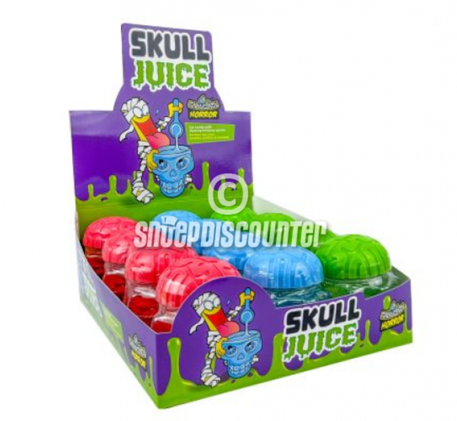 Halloween Skull Juice -Doos 12 stuks