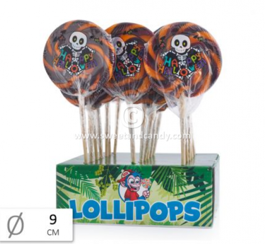 Spiraal lolly groot halloween thema
