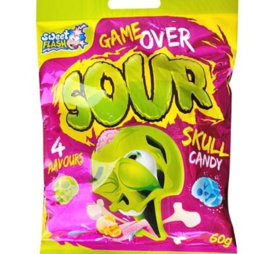 Game Over Sour Skull Candy