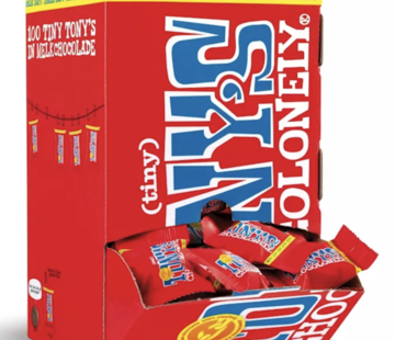 Tony'S Chocolonely Tiny Tony 'S Chocolonely MELK -Rode Doos 100 Stuks