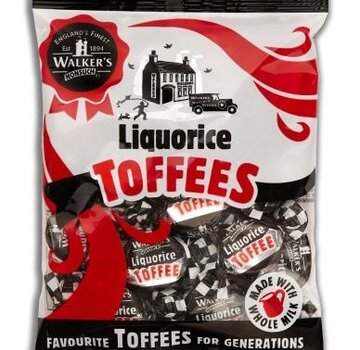 Walker's Walker's Liquorice Drop Toffees -150 gram