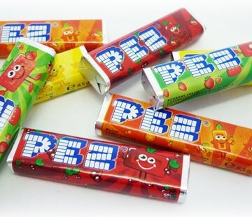 Pez Pez Fruits 6x blister Navulling -Doos 18 Stuks