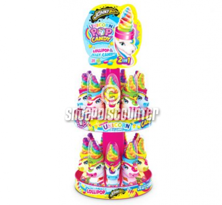 Unicorn pop & candy -Display 18 stuks