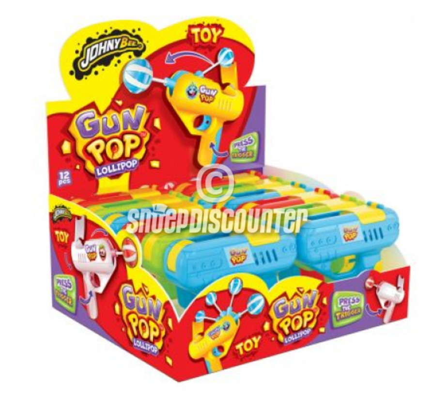 Gun Lolly Pop -Doos 12 stuks