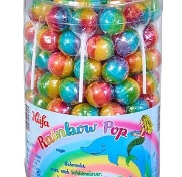 Kufa Gmbh &co.kg Rainbow pop Lolly -Silo 100 stuks