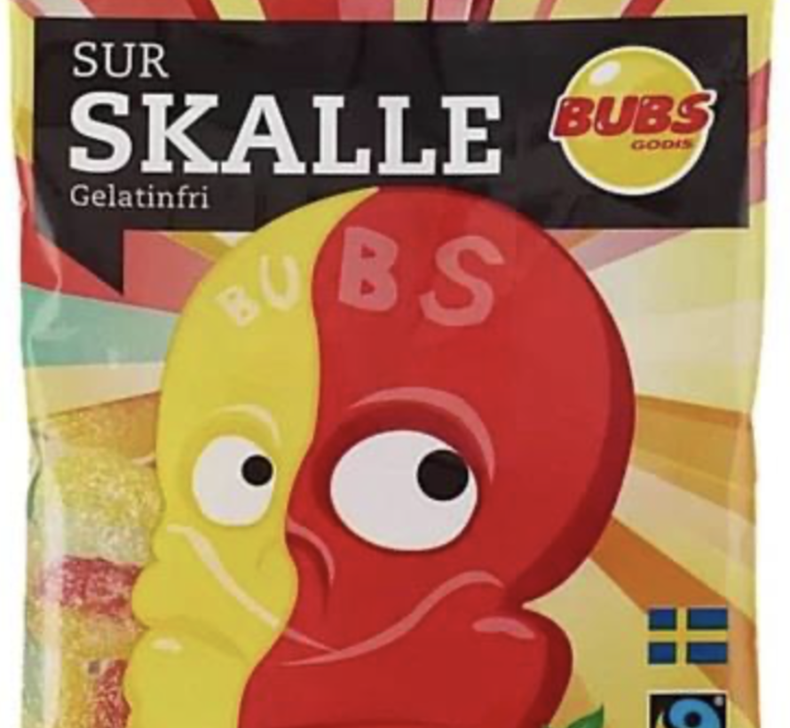 Bubs Sour Skalle -90 gram