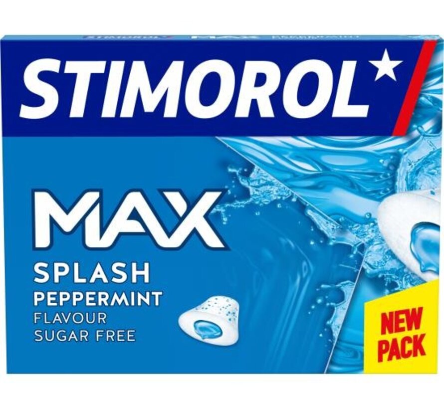 Stimorol Max Splash Peppermint- Doos 21 stuks