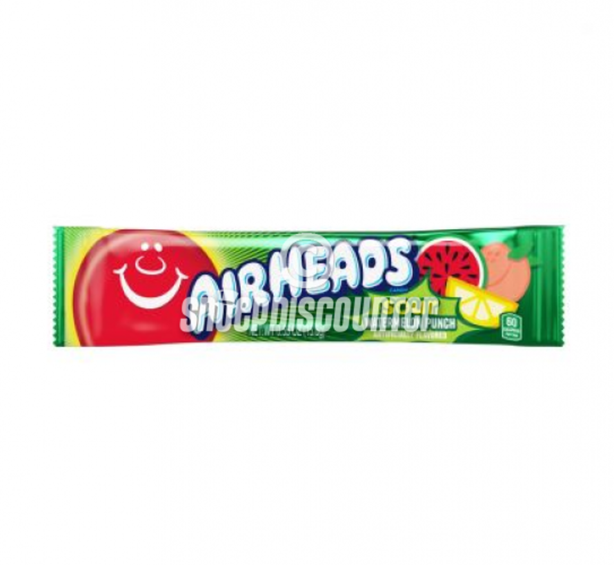 Airheads Sour Watermelon Punch -Doos 36 stuks