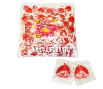 Fun Hartjes Lolly -zak 100 stuks