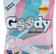 Bubs Bubs Sour Raspberry Blueberry Ovals -90 gram