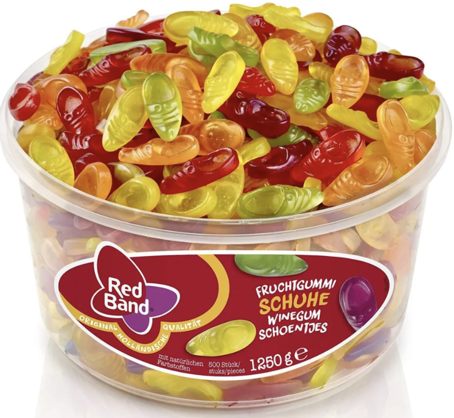 Red Band Schoentjes -Silo 500 stuks Vegan