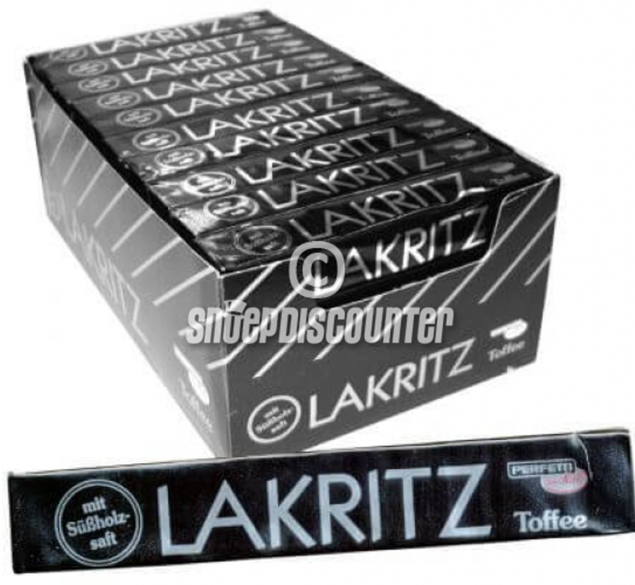 Lakritz Drop Toffee -Doos 40 stuks