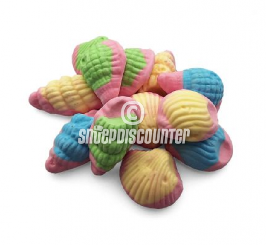 Schelpen foam shells - ca. 250 stuks