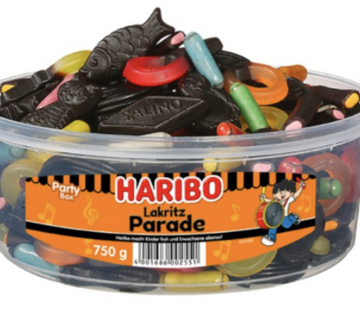 Haribo snoep Haribo Lakritz Parade -Silo 750 gram