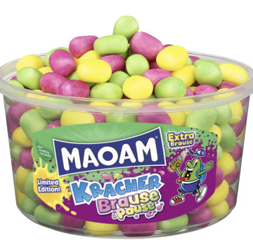Haribo snoep Haribo MAOAM Kracher Brause Pause -Silo 265 stuks