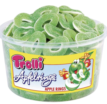Trolli Zure Appelringen -Silo 150 stuks