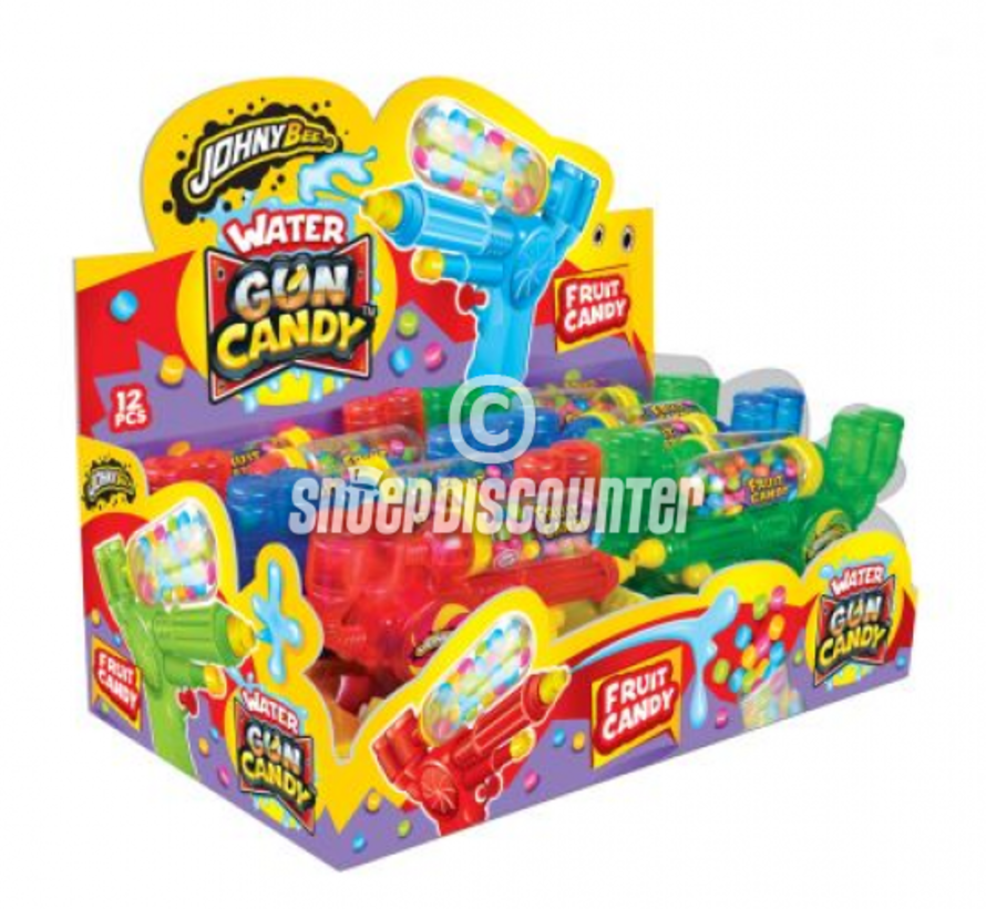 Waterpistool met snoep -Doos 12 stuks