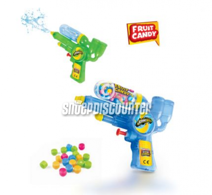 Waterpistool met snoep -Doos 12 stuks