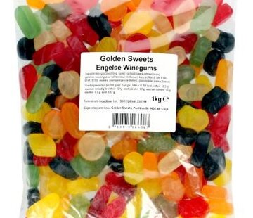 Golden Sweets Engelse Winegums - 1 kilo