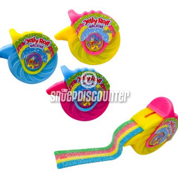 Funny Candy Jelly Roll Machine zure mat -Doos 12 stuks