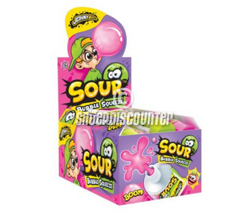 Johnny Bee Sour Bubble Squeeze- Doos 24 stuks