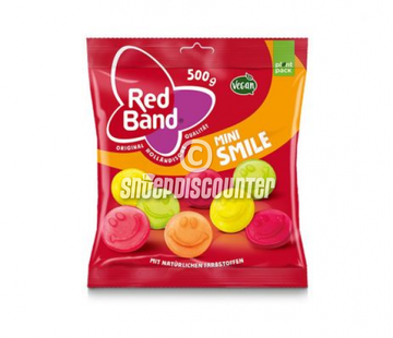Red Band snoep VEGGIE Winegum Mini Smile -zak 500 gram