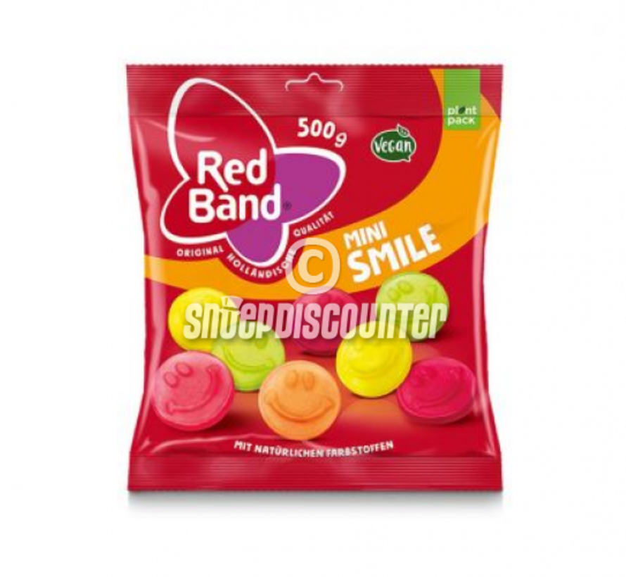 Red Band Winegum Mini Smile -zak 500 gram
