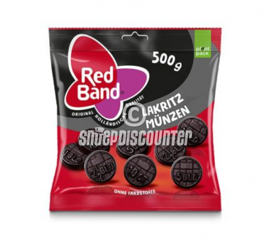 Red Band Dropmunten -zak 500 gram