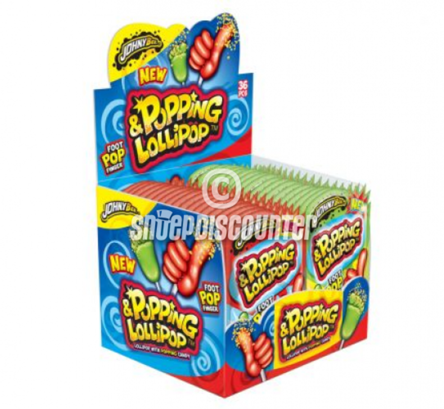Popping & Lollipop FootPopFinger- Doos 36 stuks