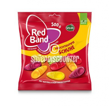 Red Band snoep VEGGIE Winegum Schoentjes -zak 500 gram