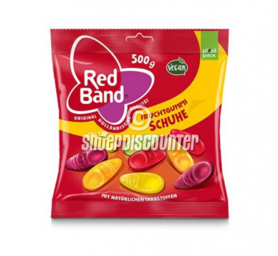 Red Band Winegum Schoentjes -zak 500 gram