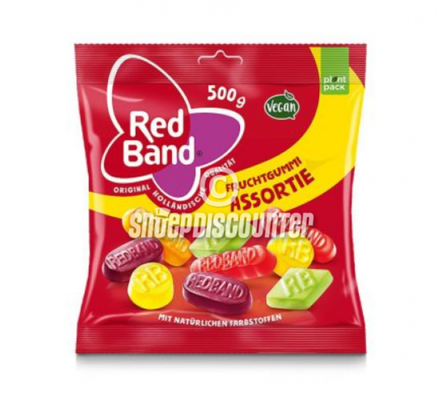 Red Band Winegums -zak 500 gram