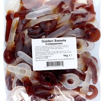 Golden Sweets Cola Spenen -sleutels -1 Kilo  -