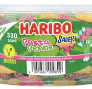 Haribo snoep Haribo Pasta Penne Sauer- Silo 330 stuks