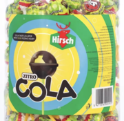 Hirsch Cola Citroen Lolly- Silo 100 stuks