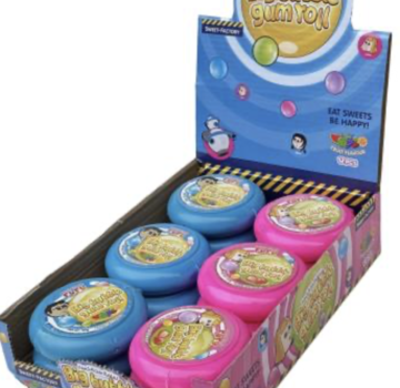 Halal Approved Big Bubblgum Roll -Doos 12 stuks