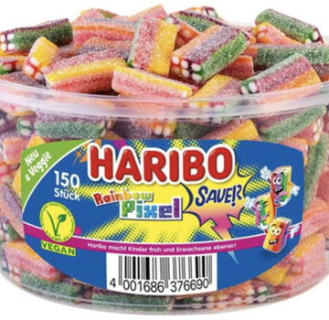 Haribo Sauer Pixel -Silo 150 stuks