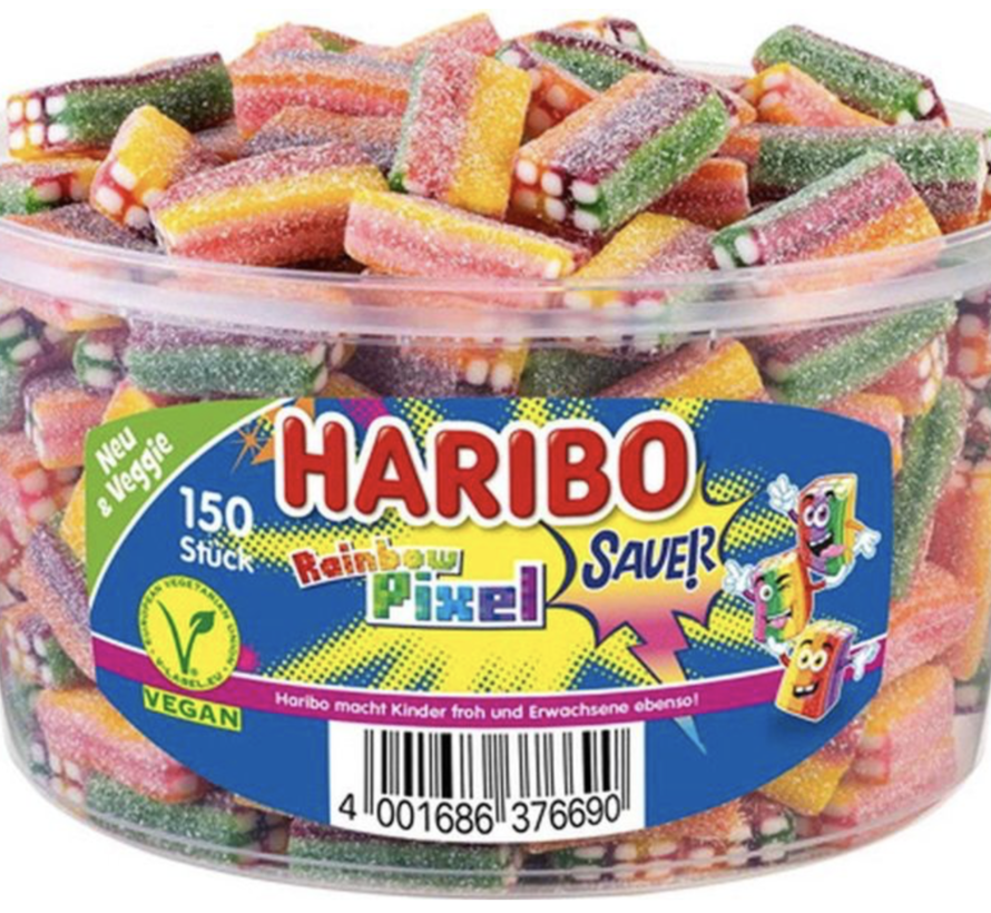 Haribo Sauer Pixel -Silo 150 stuks
