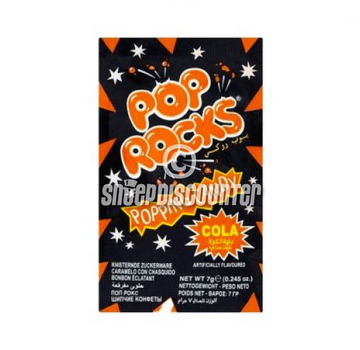 Pop Rocks COLA knettersnoep  -Doos 50 Stuks