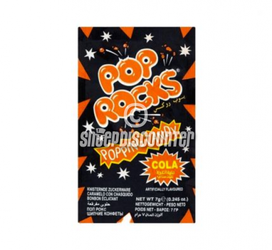 COLA Knetter Snoep Pop Rocks -Doos 50 Stuks