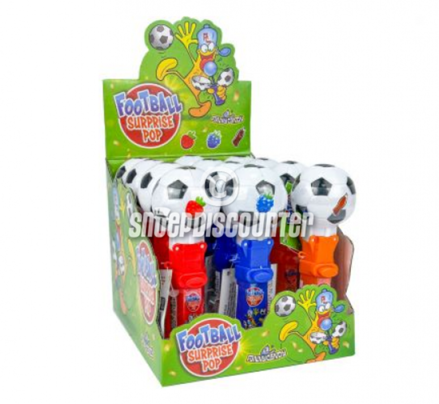 Voetbal Pop-up- Lolly -Doos 12 stuk