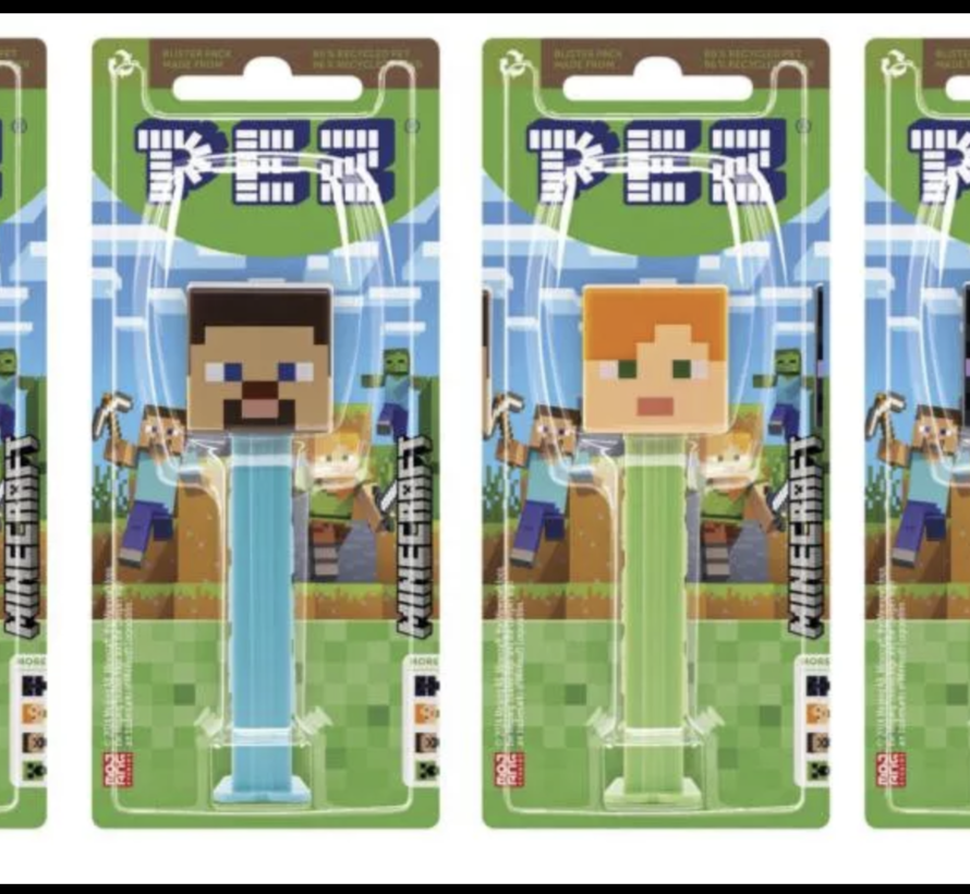 PEZ Minecraft  -Doos 12 stuks