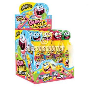 Johnny Bee Gum Ball Attack -Doos 16 stuks