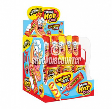Johny Bee Hot Dog Squeeze -Doos 12 stuks