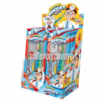 Doctor Dentist Tandenborstel+Tansdpasta -Doos 15 stuks
