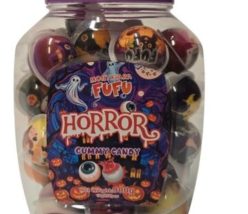 Halal FuFu Horror Gummy Candy - Pot 50 stuks