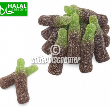Halal Jake  Gesuikerde sour cola bottles -1 kilo